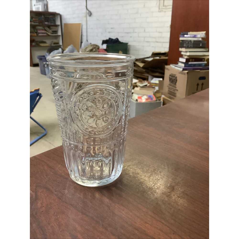 Italy Bormioli Rocco Romantic Clear Drinking Tumbler Glass 11 Oz